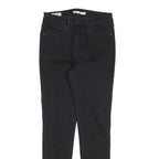 LEVI'S 721 Womens Jeans Black Slim Skinny Denim W28 L27 Stretch Cotton Blend