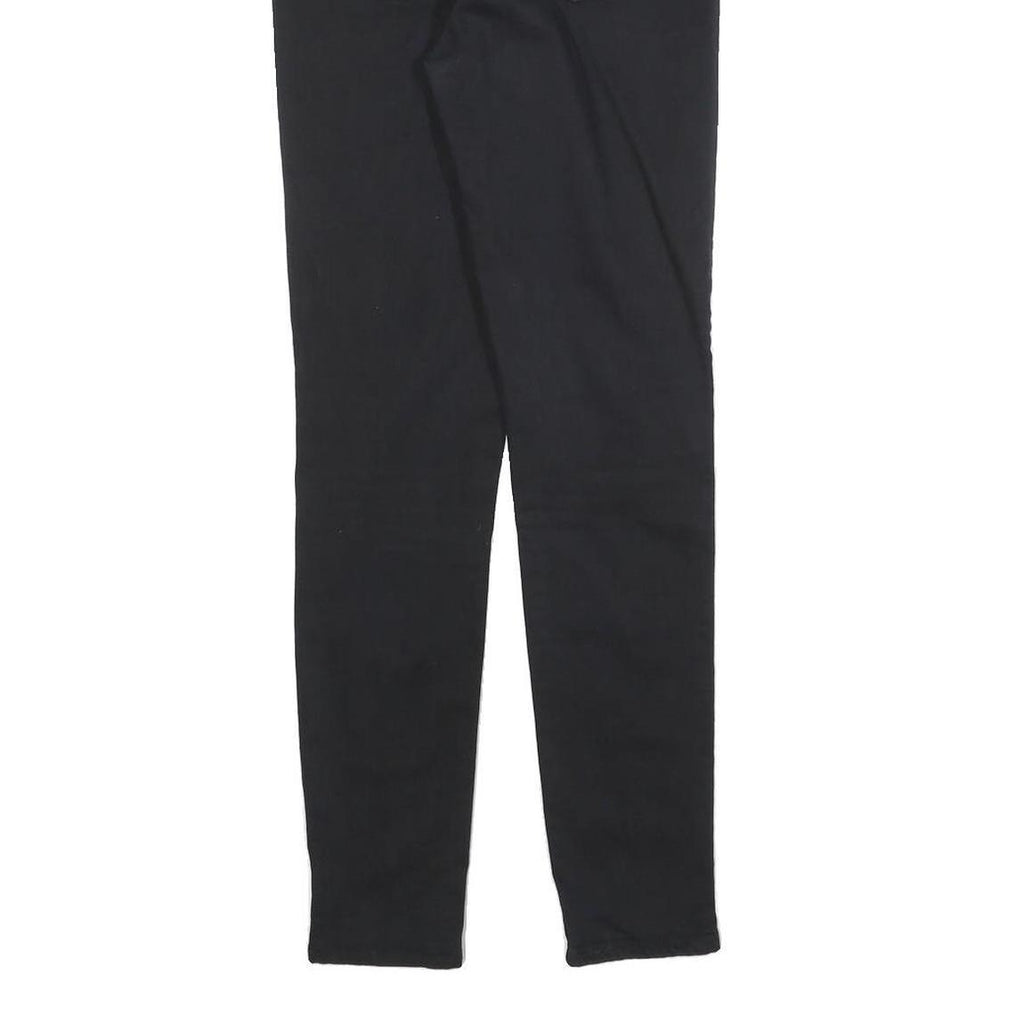 LEVI'S 721 Womens Jeans Black Slim Skinny Denim W28 L27 Stretch Cotton Blend