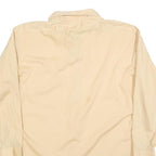 DIPLOMAT Mens Beige Polyester Blend Shirt L Classic Long Sleeve Button Front