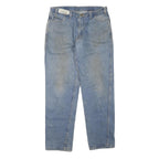 DICKIES Mens Jeans Blue Regular Straight Denim Medium W34 L33 Workwear