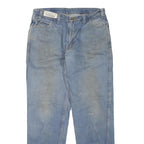 DICKIES Mens Jeans Blue Regular Straight Denim Medium W34 L33 Workwear