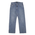 BOSS HUGO BOSS Mens Regular Fit Blue Denim Jeans W32 L29 Classic Cotton Zip