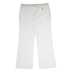 DICKIES Workwear Womens Trousers White Regular Flared W34 L30