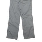 CARHARTT Mens Cotton Blend Grey Regular Straight Trousers W26 L29 Workwear Zip