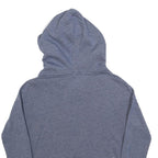 IMPERFECT Womens Blue Heather Hoodie S Cotton Blend Pullover Cropped Hooded