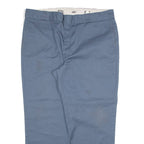 DICKIES Mens Trousers Blue Regular Straight W42 L30