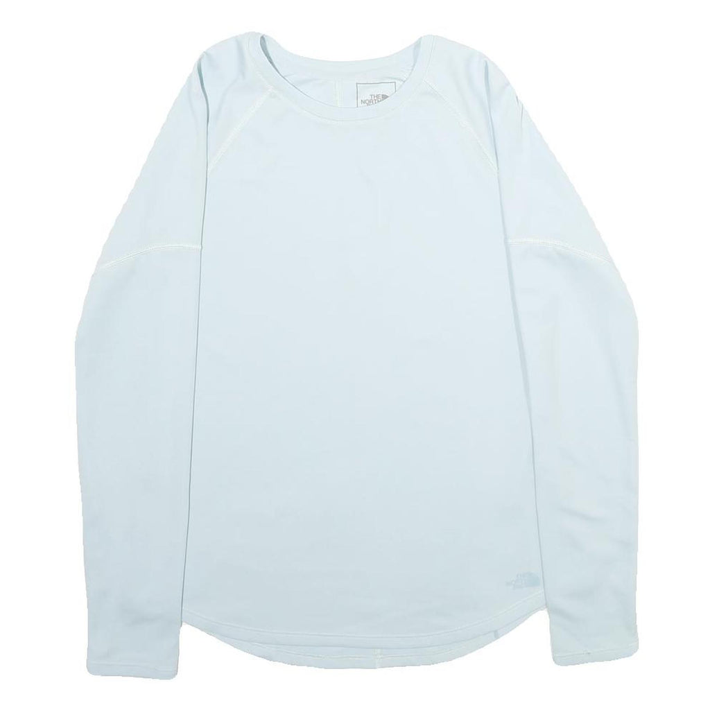 THE NORTH FACE Womens White Long Sleeve Crew Neck T-Shirt S Lightweight