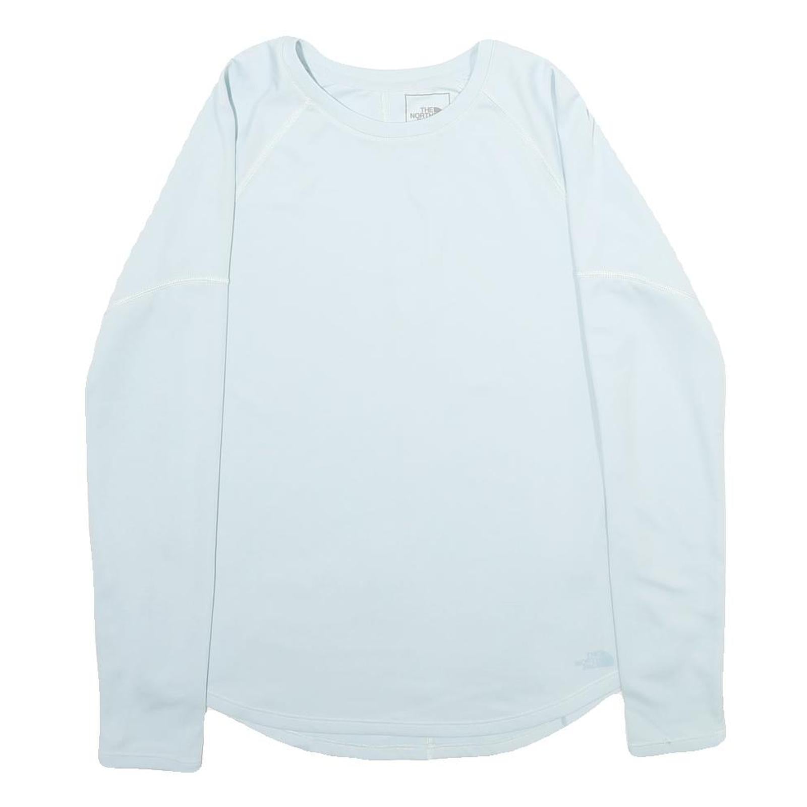 THE NORTH FACE Womens White Long Sleeve Crew Neck T-Shirt S Lightweight