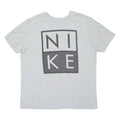 NIKE Athletic Cut Mens T-Shirt Grey L