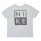 NIKE Athletic Cut Mens T-Shirt Grey L