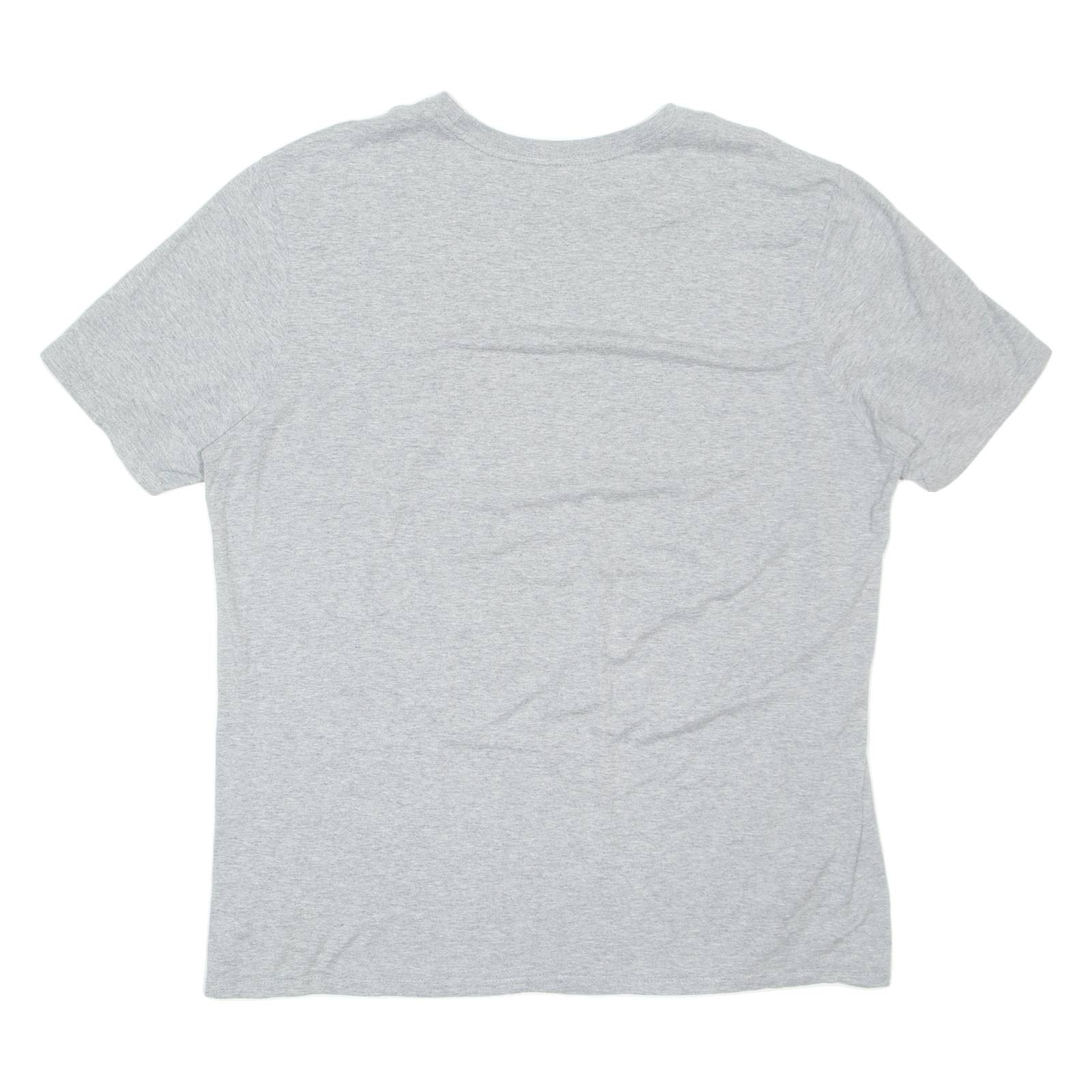 NIKE Athletic Cut Mens T-Shirt Grey L