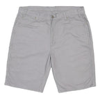 DICKIES Mens Grey Casual Shorts L W40 Relaxed Fit Cotton Blend