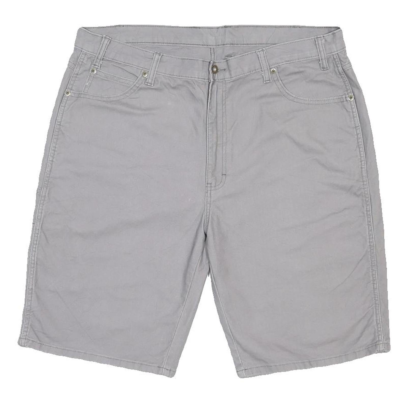 DICKIES Mens Grey Casual Shorts L W40 Relaxed Fit Cotton Blend