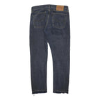 LEVI'S 505 Mens Jeans Blue Regular Straight Denim Medium W32 L28 Distressed