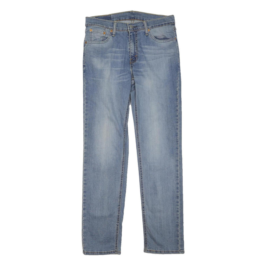 LEVI'S 541 Womens Jeans Blue Regular Straight Denim Light W31 L32 Button Closure
