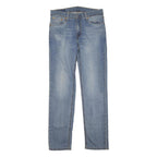 LEVI'S 541 Womens Jeans Blue Regular Straight Denim Light W31 L32 Button Closure