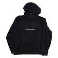 CHAMPION Womens Black Hoodie L