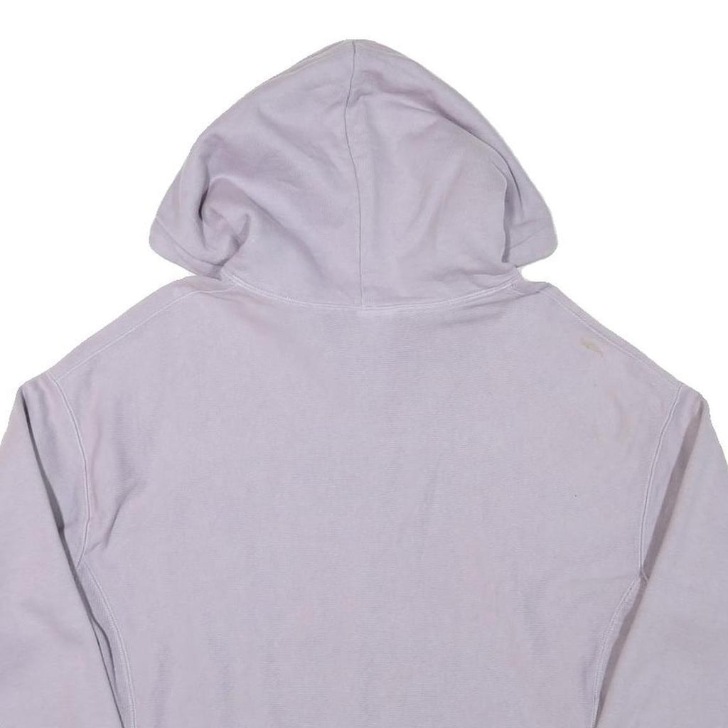 CHAMPION Womens Lilac Hoodie L Cotton Blend Pullover Drawstring Hood Sweatshirt