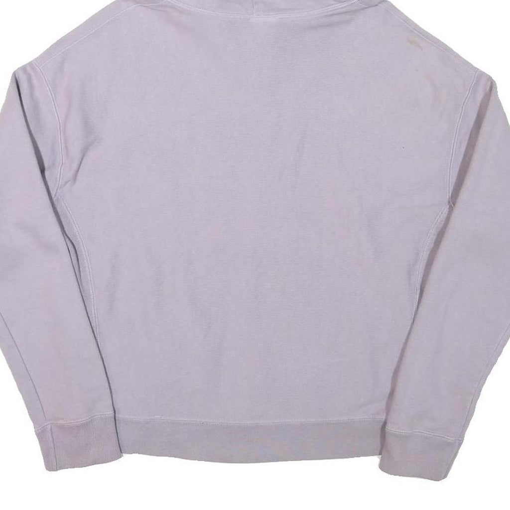 CHAMPION Womens Lilac Hoodie L Cotton Blend Pullover Drawstring Hood Sweatshirt