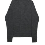 NIKE Womens Dark Grey Hoodie Zip Up S Cotton Blend Lightweight Casual