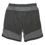 REEBOK Mens Shorts Black & Grey Sports Casual M W30 Polyester Blend