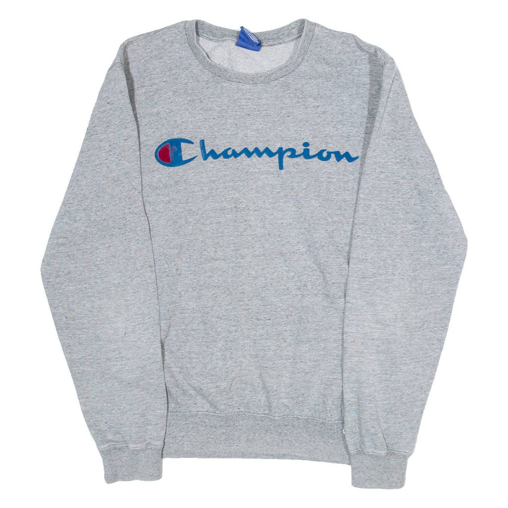 CHAMPION Womens Sweatshirt Grey S
