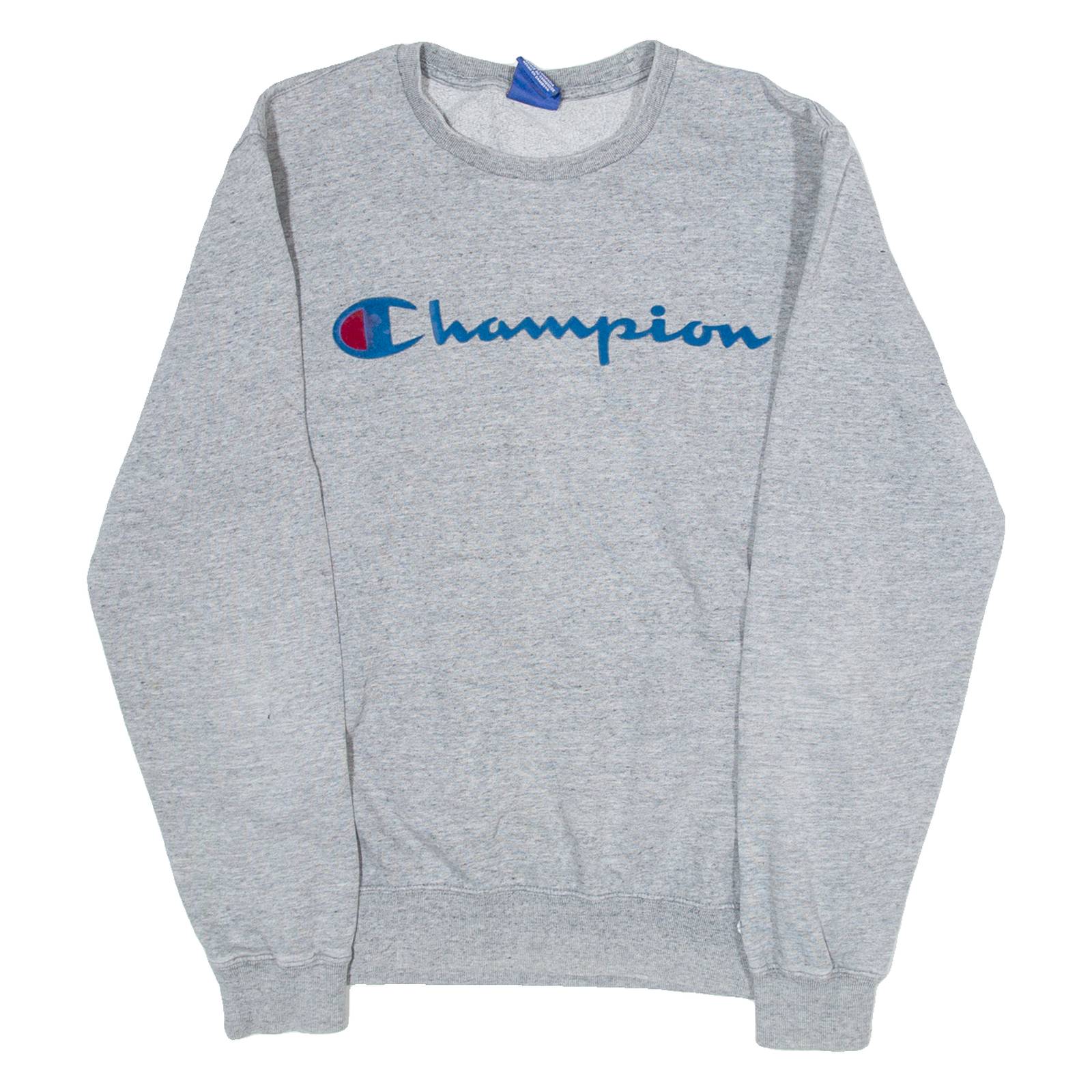 CHAMPION Womens Sweatshirt Grey S