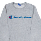 CHAMPION Womens Sweatshirt Grey S