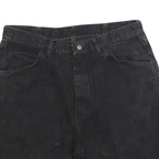 WRANGLER Mens Black Casual Cotton Blend Shorts M W33 Classic Fit Denim Style
