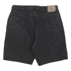 WRANGLER Mens Black Casual Cotton Blend Shorts M W33 Classic Fit Denim Style