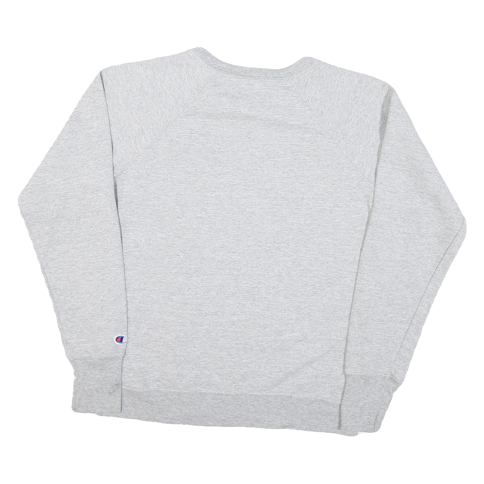 CHAMPION Mens Grey Cotton Blend Crew Neck M Sweatshirt Classic Logo Pullover