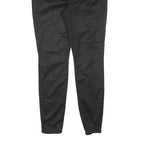 TRUE RELIGION Womens Slim Black Cotton Blend Zip Skinny Trousers W29 L28 Stylish