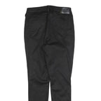 TRUE RELIGION Womens Slim Black Cotton Blend Zip Skinny Trousers W29 L28 Stylish