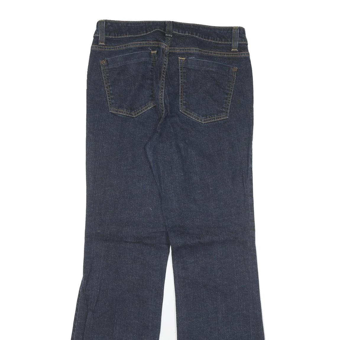 DKNY Womens Jeans Blue Regular Flared Denim Medium W30 L31 Classic Style