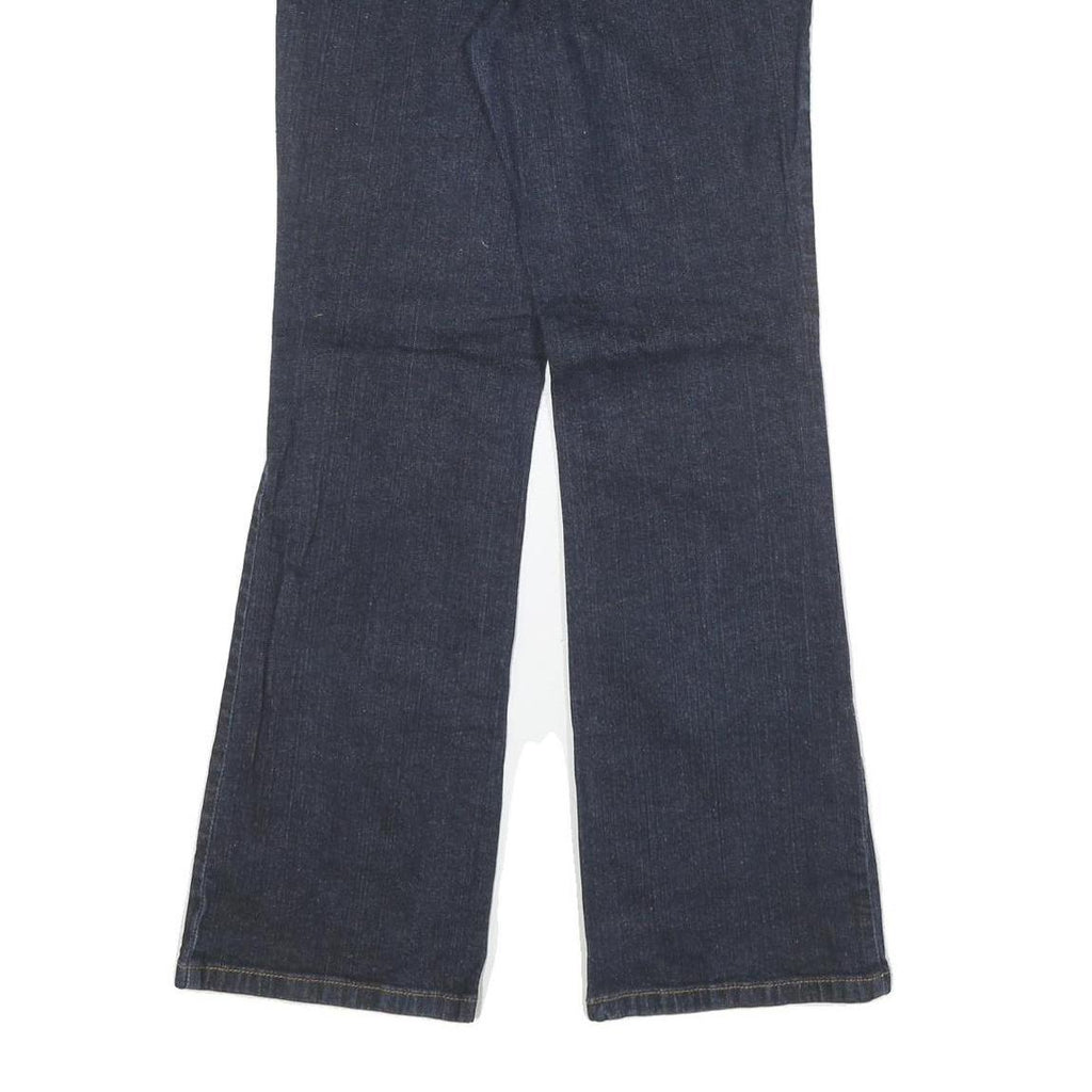 DKNY Womens Jeans Blue Regular Flared Denim Medium W30 L31 Classic Style