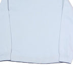 ELLESSE Womens Blue Crew Neck UK 12 Cotton Blend Sweatshirt Casual Pullover