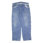 DICKIES Mens Jeans Blue Regular Straight Denim Medium W36 L30 Workwear