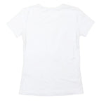 KENZO Girls White Embossed Logo T-Shirt XL Short Sleeve Round Neck Casual