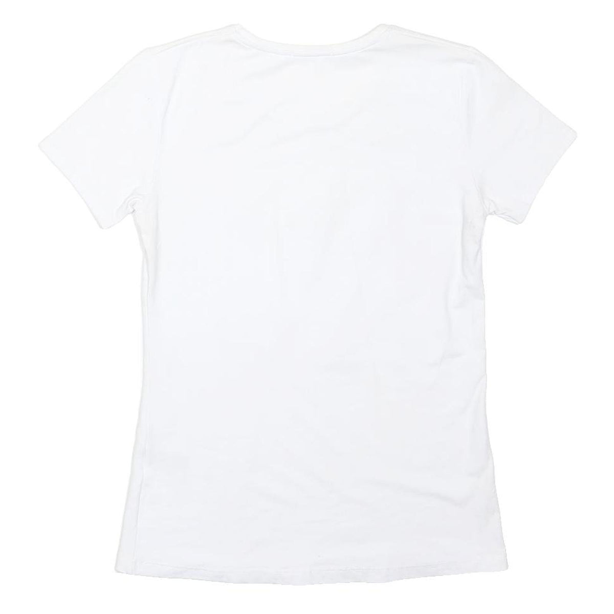 KENZO Girls White Embossed Logo T-Shirt XL Short Sleeve Round Neck Casual