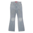 LEVI'S 518 Womens Jeans Blue Regular Bootcut Denim Light W28 L32 Superlow