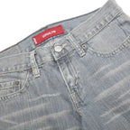 LEVI'S 518 Womens Jeans Blue Regular Bootcut Denim Light W28 L32 Superlow