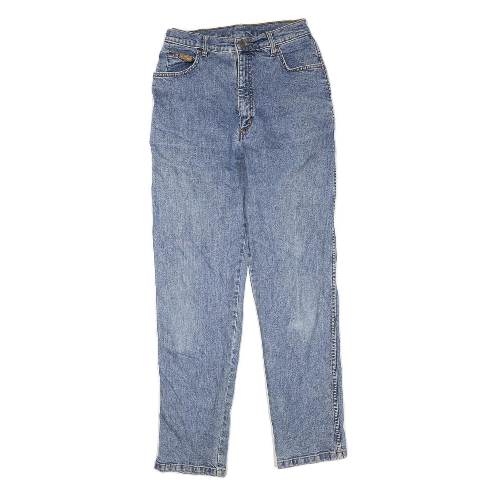 WRANGLER Womens Light Blue Regular Straight Denim Jeans W28 L32 Classic Fit Zip