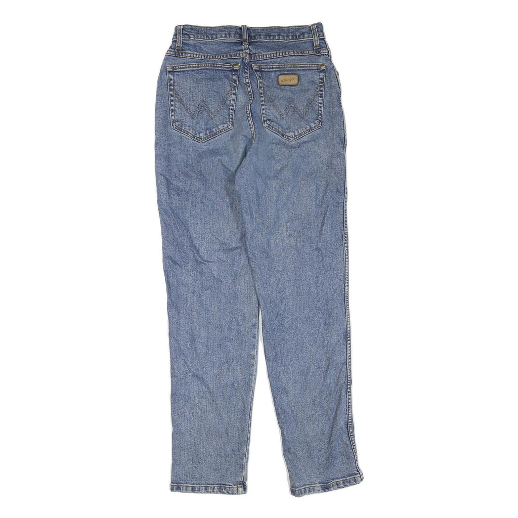 WRANGLER Womens Light Blue Regular Straight Denim Jeans W28 L32 Classic Fit Zip