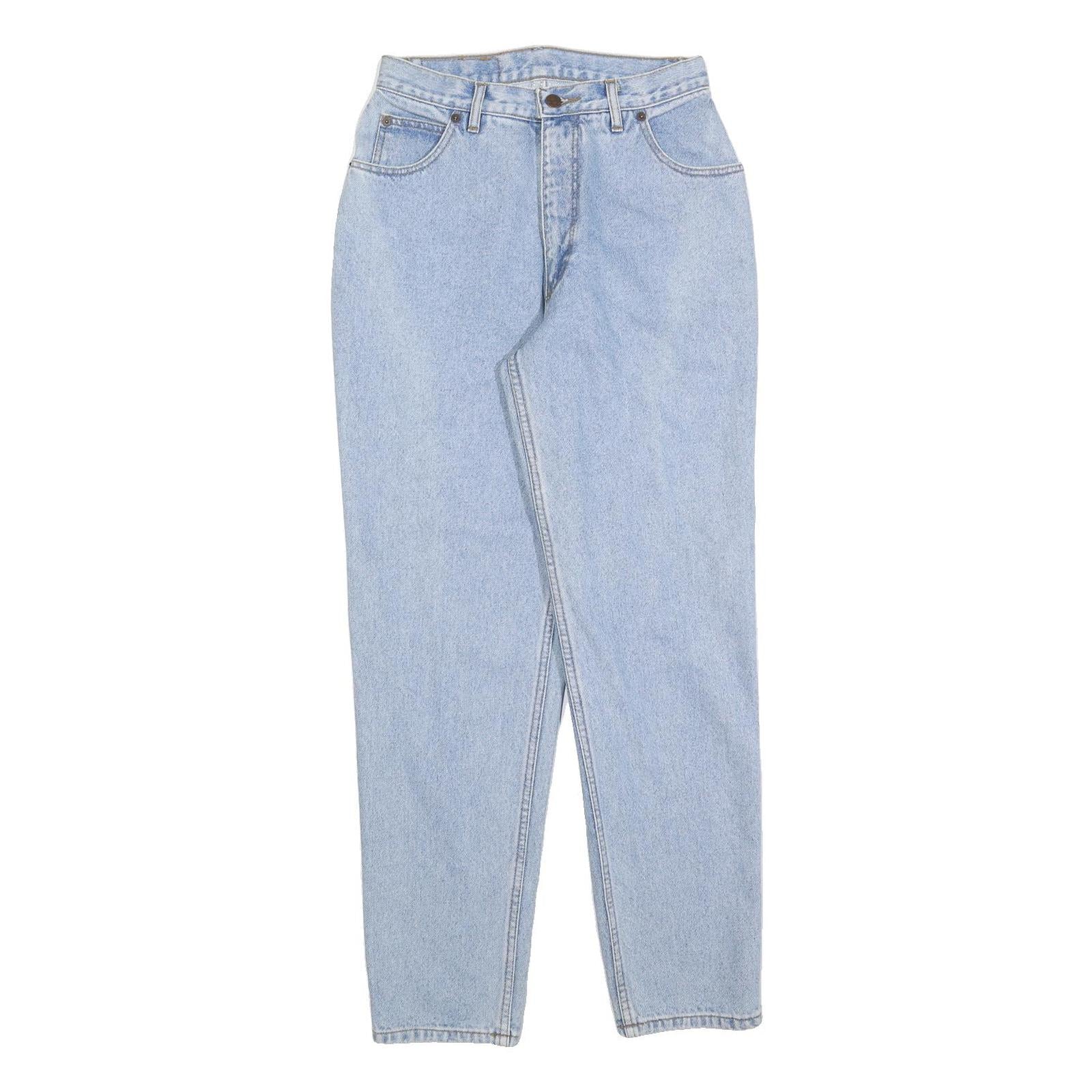 AUTHENTIC Womens Jeans Blue Regular Straight Denim Light W26 L30 Cotton Blend