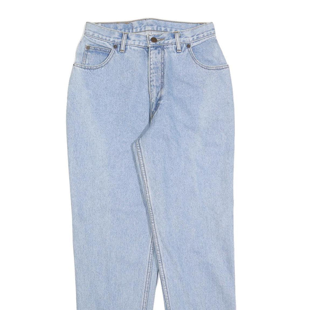 AUTHENTIC Womens Jeans Blue Regular Straight Denim Light W26 L30 Cotton Blend