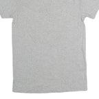 CAT Mens Grey Plain Cotton T-Shirt S Short Sleeve Crew Neck Basic Casual