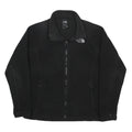THE NORTH FACE Womens Black Jacket L Polyester Plain Zip Outdoor Activewear