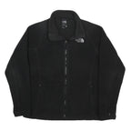 THE NORTH FACE Womens Black Jacket L Polyester Plain Zip Outdoor Activewear