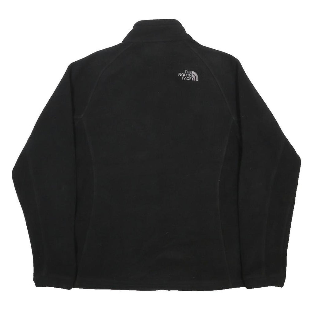 THE NORTH FACE Womens Black Jacket L Polyester Plain Zip Outdoor Activewear