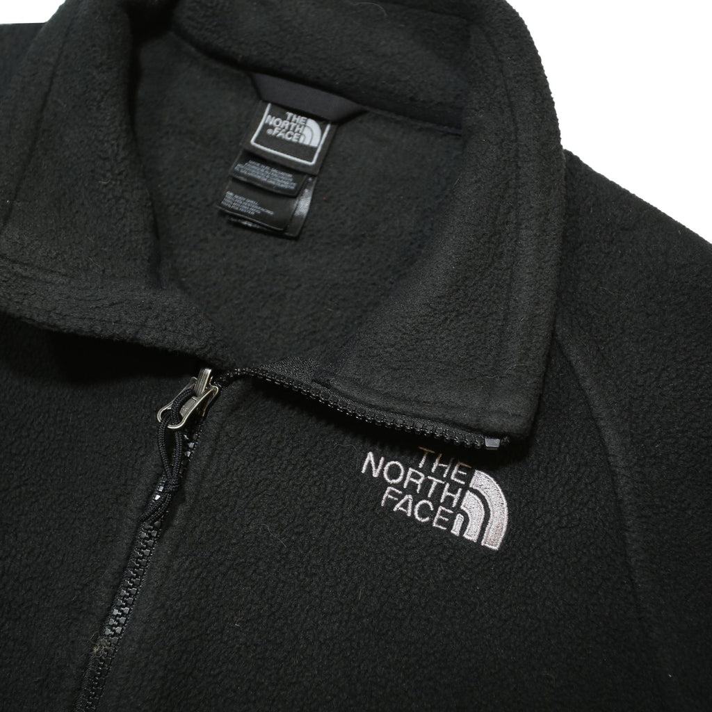 THE NORTH FACE Womens Black Jacket L Polyester Plain Zip Outdoor Activewear